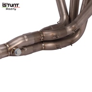 Motorcycle Exhaust Mid Pipe Titanium Alloy Full System Slip-On for Kawasaki Z900 Z 900 Ninja900 Fro