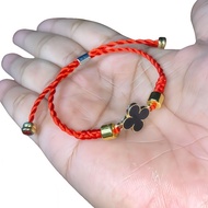 MERAH Bracelet Red cloverTALI premium waterproof clover bracelet, Clover Leaf Clover bracelet ELEGAN