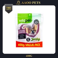 [AAOO Pets] Jerhigh Chicken Sampler - Dog Treats / Dog Snack (400G)