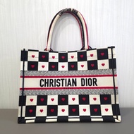 Dior 愛心版帆布托特包