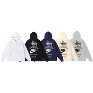 Stussy/Stussy 2026 Autumn Winter New Style Round Neck Sweatshirt Hooded Sweatshirt Men's Women's Jap