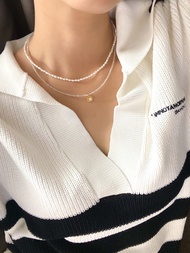 Valleydarley - สร้อยคอ 444 Daisy Pick me Up Necklace (Two Layers)