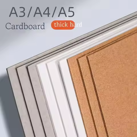 A3/A4/A5 White Thicked Kraft Paper Hard Cardboard 5/10pcs Diy Handmake Card Making Craft Paper Chipb