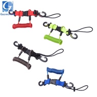 [Gazechimp] Scuba Diving Coil Lanyard Webbing Strap  Buckle Clip Camera Lanyard Spring Coil  Diving 