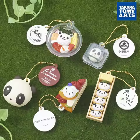 Takara Tomy Miniature Panda Food Model Bag Charm Matsuzakaya Ueno Store Gashapon Micro Pendant Bag D