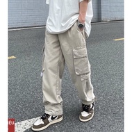 Quần jean túi hộp nam ulzzang JK8 Quần kaki túi hộp Cargo pant ống suông rộng nam Atrastino top xu h
