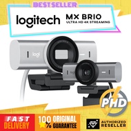 Logitech MX Brio Ultra HD 4K Collaboration and Streaming Webcam, 1080p at 60 FPS, Dual Noise Reducin