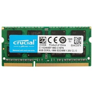 Crucial 8GB DDR3L 1866Mhz PC3L-14900 204PIN Unbuffered SoDIMM Laptop Memory 1.35V