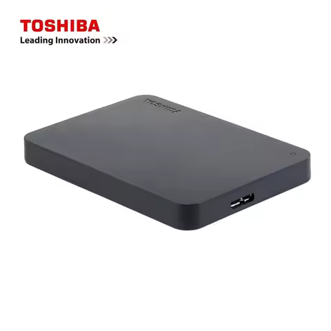 Toshiba A3 HDTB420XK3AA Canvio Basics 500GB 1TB Portable External Hard Drive USB 3.0, Black