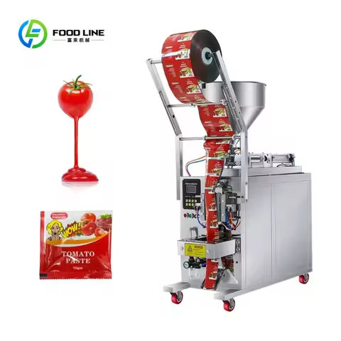Multifunction Packaging Machine for Small Business Jam Ginger Garlic Curry Paste Liquid Paste Sachet
