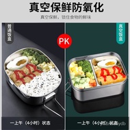 Olodo Lunch Box Insulation Canteen Canteen Meal Box Separated Elementary School Students 304Stainless Steel Lunch Box An