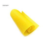 [ICE] 10Pcs Natural DIY Beeswax Sheets Eco-friendly Beekeeping Equipment Bee Comb Honey Frame for Cr