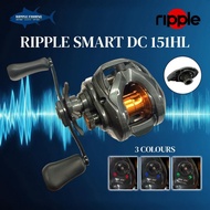 RIPPLE SMART DC 151HL DIGITAL CONTROL BAITCASTING REEL DRAG 6KG NEW DC REEL ZING SOUND