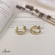 Korean silver stone earrings (earrings) Anoi Jewelry - A67