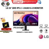 [ผ่อน 0% 3 ด.]LG 24" QHD IPS L1-24U631A-B MONITOR /IPS QHD/100Hz /ประกัน 3 Years