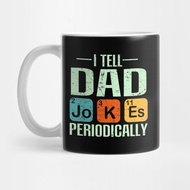 Father's Gift Glass Dad Jokes Tea Mug