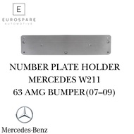 w211 (2007-2009) 63 amg bumper  NUMBER PLATE HOLDER LICENCE PLATE