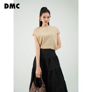 DMC Women's Bat-Sleeve Beige Blouse (Dark Beige Batwing Raw Blouse)