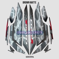 Striping Sticker Honda CB150X CB 150X CB 150 X YEAR 2023 BROWN GREY SAHARA MATTE BROWN