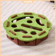 [New] Cat Scratch Puzzle Enrichment Box Felt Box Kitten Playing Toys for Cats Dogs