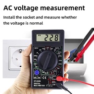DT-830B LCD Digital Multimeter Mini Handheld Multimeter For Voltmeter Ammeter AC/DC 750/1000V Ohm Te