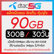 30Mbps ซิมดีแทค เน็ต30Mbpsไม่อั้นไม่ลดสปีด เพียงเติมเดือนเข้าเดือนละ235บาท แล้วกดสมัคร(Dtac)
