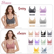 Shapee Classic Or Sassy Nursing Bra - Seamless Breastfeeding Maternity Bra Extra Soft (32B-46F)