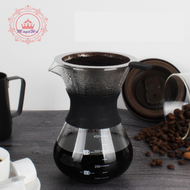 HomeWd เหยือกดริปกาแฟ Coffee glass Pot ทนความร้อนสูง แก้ว Borosilicate withFilter กาต้มกาแฟ หม้อกาแฟ ที่บดกาแฟด้วยมือ กรวยดริปกาแฟ เครื่องบดกาแฟมือหมุน เฟืองเหล็ก ที่บดกาแฟ เครื่อง บด กาแฟ มือหมุน เครื่องบดกาแฟ ที่บดเมล็ดกาแฟ อุปกรณ์ทำกาแฟ