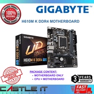 Gigabyte H610M K DDR4 LGA1700 Motherboard Combo Deal Intel i3 i5 i7 12th 13th 14th Gen