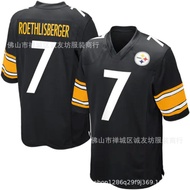 Rugby Jersey Steelers 7 Black Steelers Ben Roethlisberger Jersey 【RY】