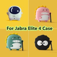 【In Stock】  For Jabra Elite 4 Case Creative Cartoon for Jabra Elite 4 Casing Soft Earphone Case Cove