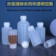 Botol Cecair Soft Plastic Bottle with Scale 30ml,60ml Botol Kosong