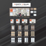 Fourty Four Wardrobe Width 5ft & 6ft & 8ft & 9ft x Height 6.5ft / Customize Door & Compartment