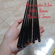 Nan cacbon xoắn đen nan làm khung diều mini (4nan)