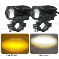 Lampu Tembak Sorot LASER GUN LED V12 D3 Mobil Motor 2 Warna Putih Kuning Mini 30 Watt 30W Lasergun