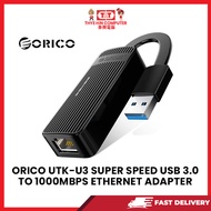 ORICO UTK-U3 SUPER SPEED USB 3.0 TO 1000 MBPS ETHERNET ADAPTER