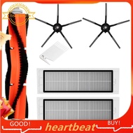 [Hot-Sale] Main Brush Black Side Brush HEPA Filter for  Roborock S6 S5 MAX S60 S65 S5 S50 S55 E25 E3