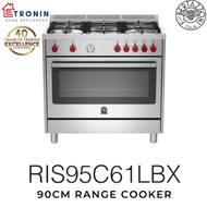 Bertazzoni Bertazzoni 90cm 5-burner Range Cooker Electric Oven | RIS95C61LBX | RIS95C61LBXR | RIS95C