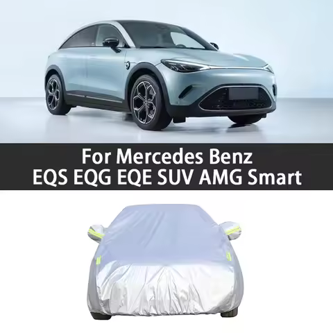 Car Cover Waterproof Dustproof UV Protective Cover For Mercedes Benz EQS EQG EQE EQS AMG EQS SUV Sma