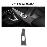 For BMW F30 F32 F34 Made of Alcantara Car Interior Center Console Multimedia Knob Panel Trim Perform