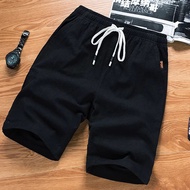 Men's/Women's Three-Quarter Shorts Elastic Waist Good Quality Fabric Comfortable To Wear Ready Ship 