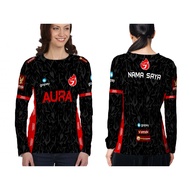 [TiniShop] Women's Team Esports T-Shirt Women's Long Sleeve Team Esports Jersey