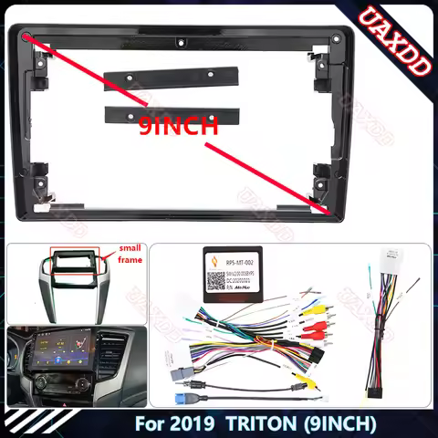 car DVD MP5 Radio Android Stereo dashboard screen video player Harness FOR 2019 MITSUBISHI TRITON L2