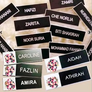 Name Tag MAGNET atau PIN Sekolah Cikgu, Penjawat Awam, Kakitangan Kerajaan Jururawat Nurse / Tag Nam