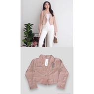 Women's crop blazer/korean Women's crop Top/jumbo korean Women's Top blazer