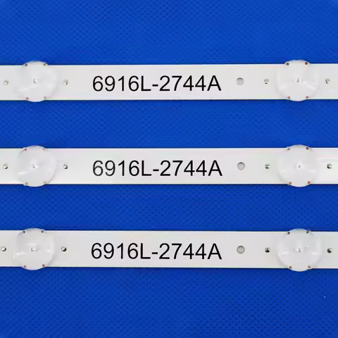 3pcs x LED Backlight Strip 6916L-2744A For LG 43'' TV 43UH620V 43UH610T 43UH630V 43UH603V 8LED 840MM