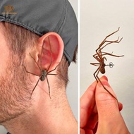 [spot] Spider Earrings Halloween Decorations Hypoallergenic Spooky Giant Spider Earrings