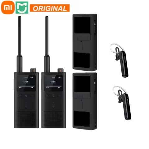 100% Original Xiaomi Mijia Walkie Talkie 2 5W UV Dual Band Radio IP65 Waterproof 13 Days Long Standb