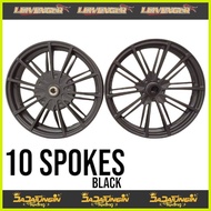 ◰ ▦ ☸ Leivenger 10 Spokes Mags Yamaha Mio Sporty/Mio Soul i 125/Beat/Click (4 Holes)