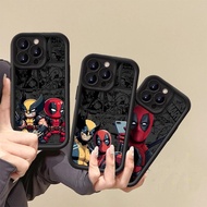 Marvel Deadpool Wolverine Casing For OPPO A74 A94 A36 A76 A78 A79 A58 A92 A93 A5 A9 2020 A92S F11 F9